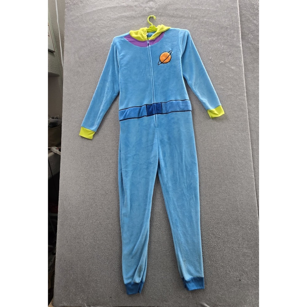 Disney Pixar Men Sleepwear M/M Blue Embroidered Jumpsuit Pajamas Toy Story READ